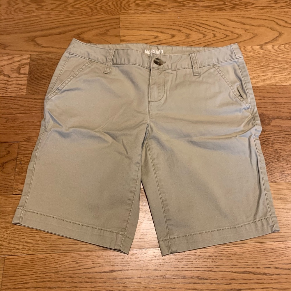 Mossimo Khaki Shorts Mid-Length Size 3